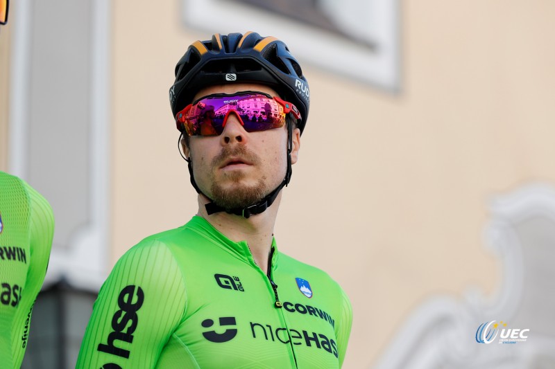 European Championships Munich 2022 - 2022 UEC Road Elite European Championships - Men's Road Race - 14/08/2022 - Jan Tratnik (POL) - photo Ivan Benedetto/UEC/SprintCyclingAgency?2022